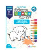 Sicoben Libro de Actividades Corto Pego y Coloreo