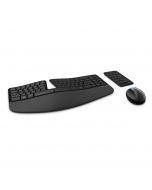 Microsoft Teclado| Mouse Serie Sculp Ergonomico| Espanol Negro