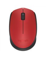 Logitech Mouse Inalámbrico Logitech M170 Para Computadora y Laptop, Recibidor Usb y 12 Meses Batería | Rojo