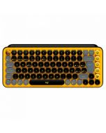 Logitech Teclado Emoji Logitech Inalámbrico Amarillo 