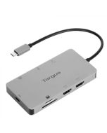 Targus Adaptador Multipuertos | USB-C Dual HDMI 4K con transferencia PD de 100 W 