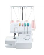 Brother Maquina de Coser Overlock | 1034DX | Capacidad 3 a 4 hilos | máxima de costura de 1300 ppm | Blanco