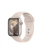 Apple Watch Series 9 GPS | Caja de Aluminio Color Blanco Estelar de 41mm | Correa Deportiva S/M | Blanco Estelar