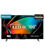 Hisense TV 100" U8K | Mini-Led ULED | 4K | 144Hz | Google TV | Dolby Atmos | DTS Virtual | HDR | HDMI | Bluetooth