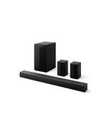 LG Barra de Sonido | 440w | 5.1 Canales | Dolby Audio | Altavoces Traseros | Negra