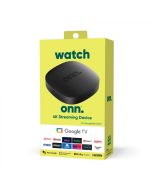 Google Caja de transmisión | Onn Google TV 4K Streaming Box | Compatible con asistente de google | Control remoto | cable hdmi |  Adaptador de CA con cable 