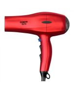 Conair Secador de cabello | Velvet Touch® | 1875 V | cerámica | Mango antideslizante | 3 ajustes de calor | 2 velocidades | Rojo 