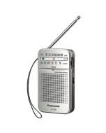 Panasonic Radio Portátil | Am/Fm | 2 Baterías Aa | Entrada 3.5mm | Plateado