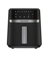 Black and Decker Freidora de Aire de 5.5l Black&Decker | Pantalla Táctil | 1500w | 9 Funciones | Negro