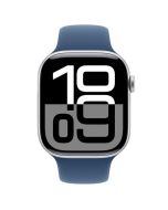 Apple Watch Series 10 Gps | 46 Mm | Reloj Color Gris con Correa Deportiva Azul Denim | M/L 