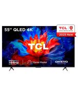 TCL Smart Tv 55" Qled | 4k Ultra Hd | Aipq Procesador | Hdmi | Dolby Atmos | Onkyo 2.1 | Google Tv | 144hz | 3 Años de Garantía