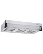 Drija Extractor de Grasa Compatto 90 | 2 Bombillos Led | 3 Velocidades con Botón | 3 Filtros de Carbón | Acero Inoxidable 
