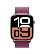 Apple Watch Series 10 Correa Loop Deportiva | Dorado/Rosa | Correa Color Ciruela
