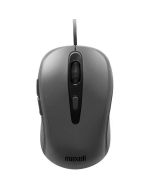 Maxell Mouse Alambrico Optical Usb-C- | 5 Botones | Mowr-105c | Gris