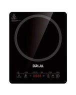 Drija Estufa de Inducción 11" | Vitrocerámica | Control Digital | 6 Funciones de Cocción | Temporizador | Negro