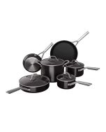 Ninja Juego de Ollas de Cocina | Neverstick | 10 Piezas | Negro 