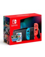 Nintendo Consola Nintendo Switch 1.1 + Control Joy-Con Neon Blue y Neon Red + Juego de Super Mario Bros Wonder