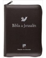 Biblia de Jerusalén Modelo Bolsillo con Cremallera