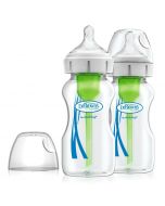 Dr Browns Mamadera de Vidrio Anticólicos de 9 OZ - Set de 2 Piezas