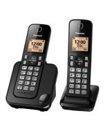 Panasonic Teléfono inalámbrico DECT 2 auriculares LCD 1.6"Negro