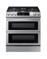 Samsung Estufa 30" Dual Horno 6 Pie Cúbico | 5 Quemadores