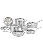 Cuisinart Set De 12Pzas  Juego De Ollas En Acero Inox Varios Tama Os