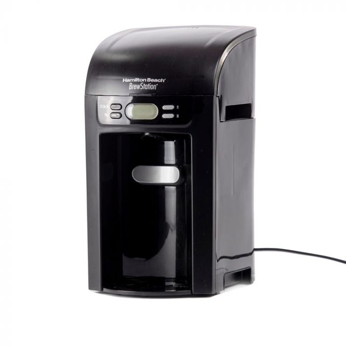 Cafetera Programable con Dispensador Hamilton Beach - Black - Link Promo