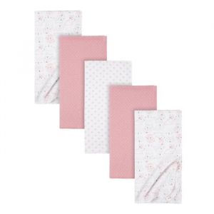 Gerber Manta Set de 5pz conejitos rosados