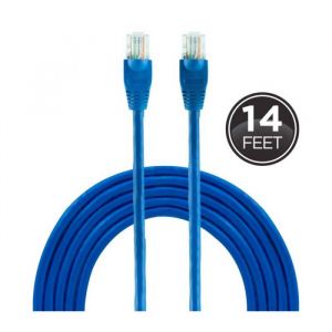Jasco Cable Cat6 14 Pies 4.26Mt Sopora 1Gbps A 250Mhz Azul