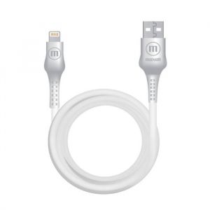 Maxell Cable Lightning 4 Pies Blanco