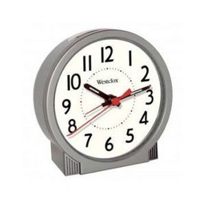 Reloj despertador Mercury Charcoal Westclox - Plateado