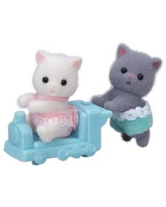 Sylvanian Families Persa Gatos Gemelos