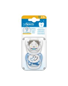 Set de Chupetes Prevent 6-18m - 2 piezas - PV22015