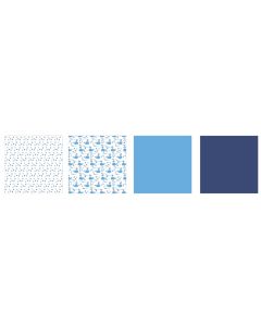 Set de Mantas de Cuna 76 x 76 cm - 4 piezas - 28011