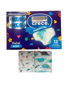 Pañales de Tela Estampado Niño 12 piezas - 99-35-330BOX