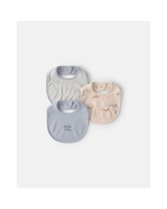 Set de Baberos Hello Baby Ballenas 3 piezas