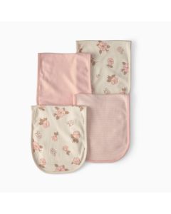 Set de Baberos Floral 4 piezas
