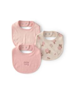 Set de Baberos Hello Baby Floral 3 piezas