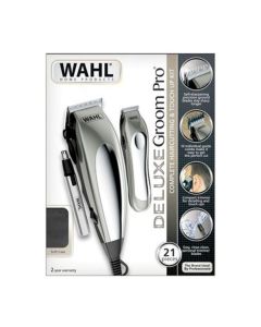 Combo Deluxe Maquina Para Cortar Cabello 21 Piezas - Link Promo
