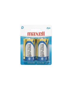 Maxell Batería Alcalina D 2pk
