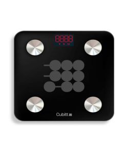 Cubitt Bascula Inteligente Peso, Agua y Grasa Corporal Negro