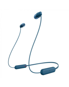 Audífonos Inalámbricos Sony Wi-C100 Bluetooth Ipx4 25 Horas de Batería Opcion Manos Libres Azul