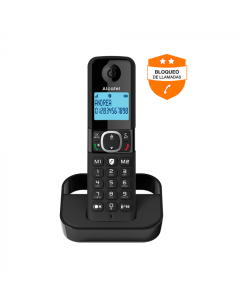 Alcatel Telefono Inalambrico F860 Bloqueo Inteligente De Llamadas Función De Manos Libres 2 Memorias Directas Agenda Con 100 Nombres Y Números