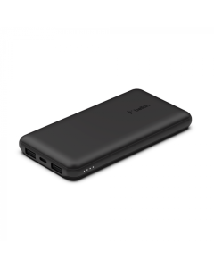 Batería Externa De 3 Puertos 10K  | 15 W  | Negro  
