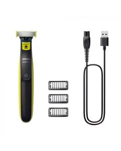 Philips Afeitadora para el Rostro | One Blade | hasta 45 Min de Uso | Cuchilla de Acero Inoxidable | Resistente al Agua 