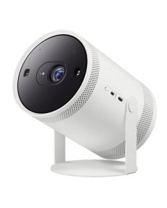 Proyector Samsung The Freestyle 2 | Hub Gaming | Sonido 360° | Stand Rotativo de 180° | Asistente Voz | Full Hd | Blanco
