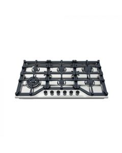 Estufa Empotrable a Gas Drija Milan 91 | Acero Inoxidable | 6 Quemadores Sabaf | Encendido Eléctrico | 110v