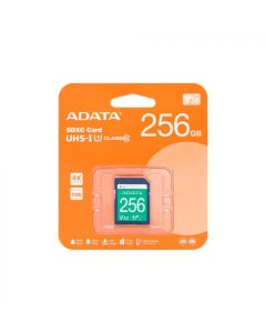 Adata Memoria Sdxc de 256gb | Uhs-I | V30 | U3 | Clase 10 | 100mb/S