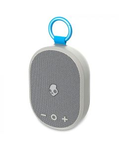 Skullcandy Bocina Inalámbrica Kilo | Wirelesuper Stay Bluetooth | Impermeable | hasta 24 Horas de Batería | Clip Incorporado | Gris Claro
