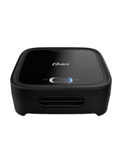 Oster Sandwichera | Compacta con Platos Hondos | 750w | Capacidad para 2 Sándwiches | Negra 